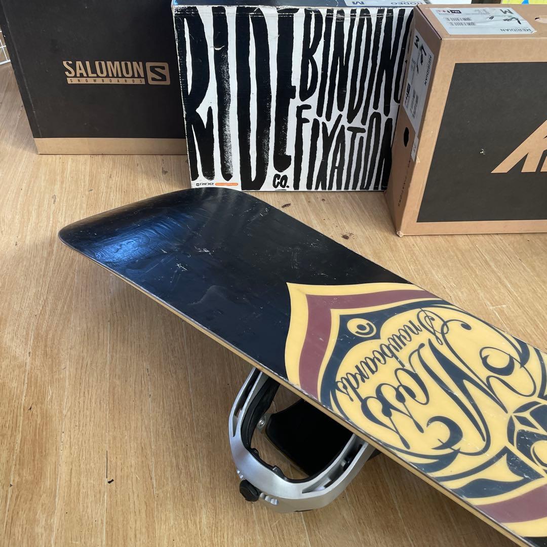 MOSS×KISSMARK　良質国産　モス　スノーボードセット　バイン付