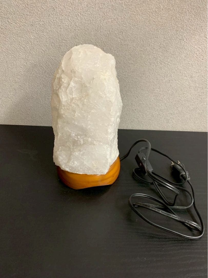 ヒマラヤ岩塩 ランプ 青色光
