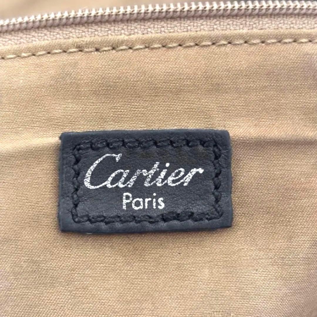 Cartier/カルティエ■マルチェロ レザー トートバッグ ハンドバッグ■黒