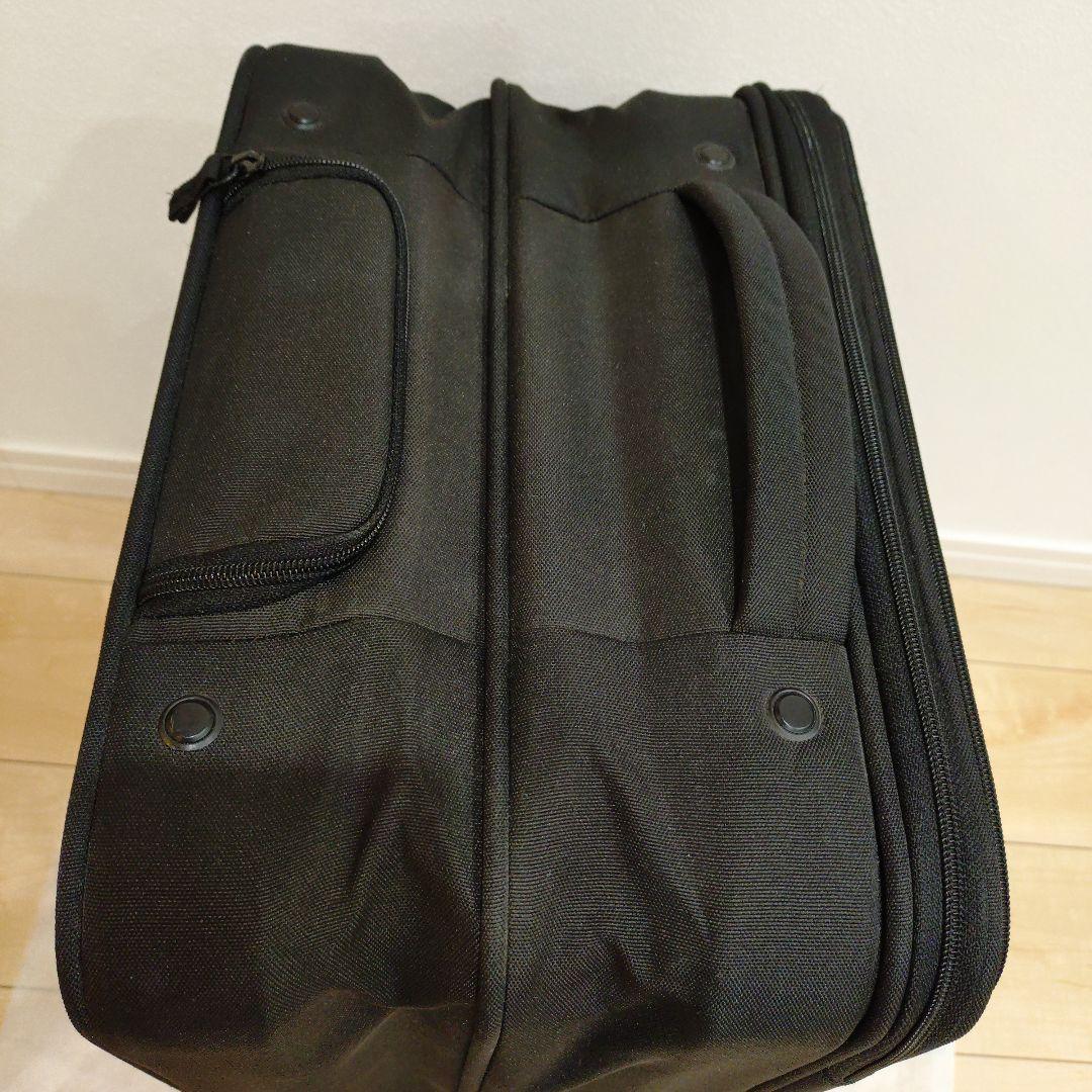 【廃盤・美品】無印良品 半分の厚みで収納できるソフトキャリーケース (S)