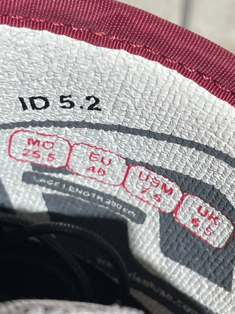 【美品】DEELUXE ディーラックス　ID アイディー　25.5㎝