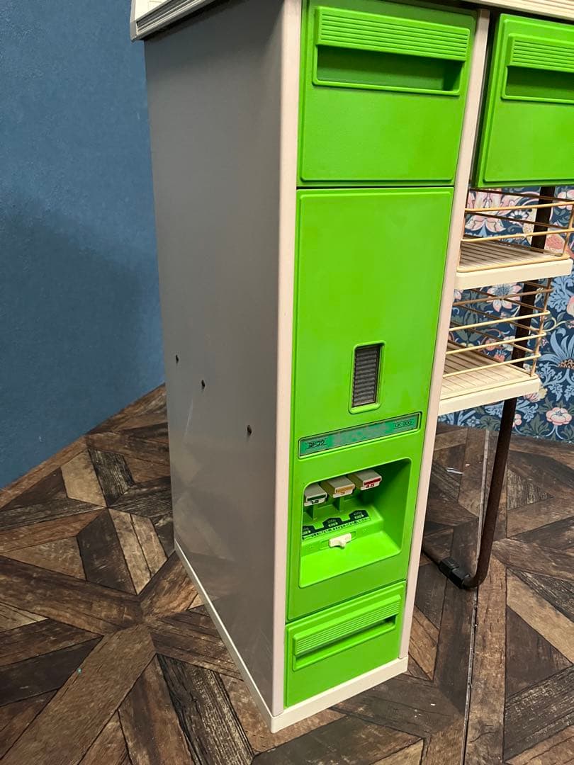 米櫃 ライスボックス インテリア 昭和レトロ 当時物 レトロポップ 緑 グリーン