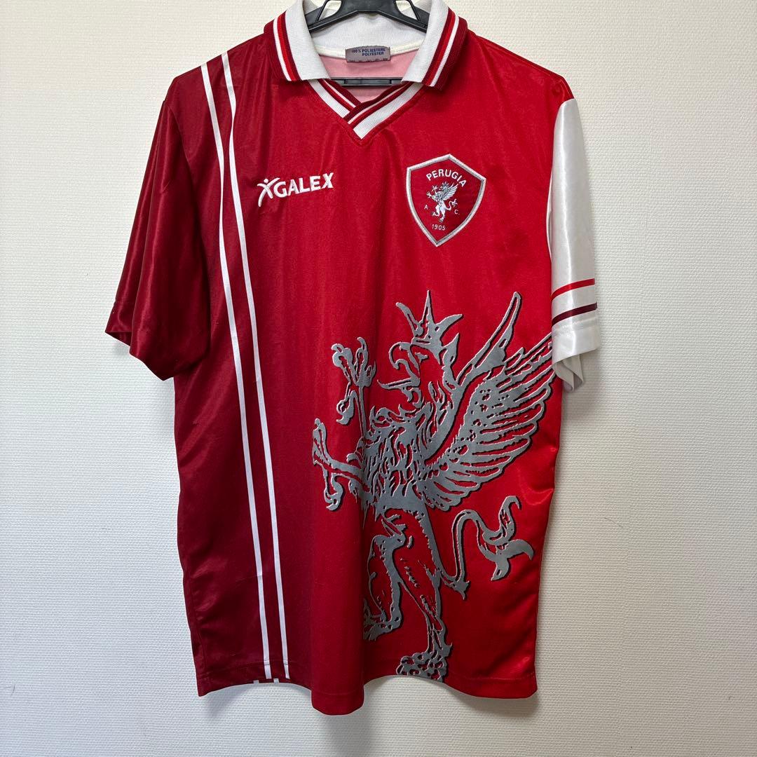 GALEX サッカーシャツ XL 赤/白