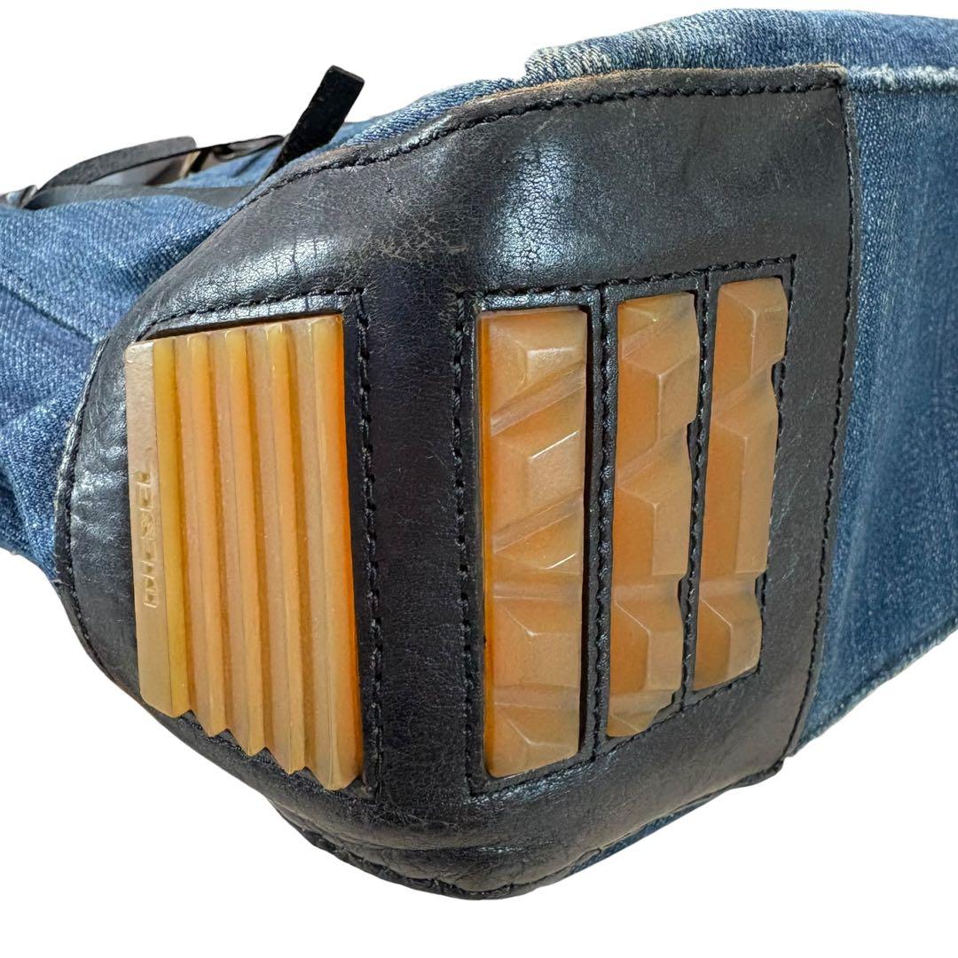 DIESEL　ディーゼル　トートバッグ　デニム　A4　レザー 本革　ハンドバッグ