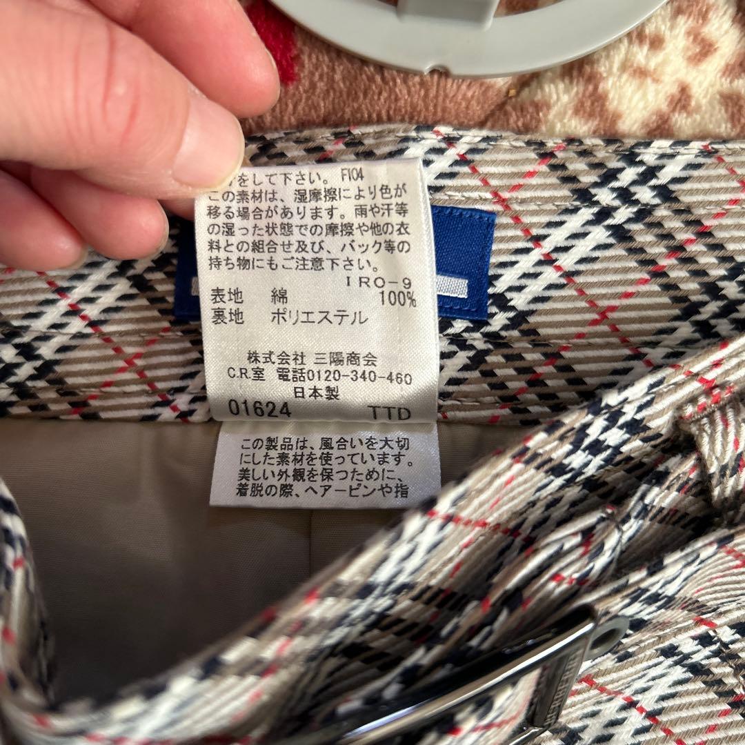 バーバリーブルーレーベルキュロパンsize36