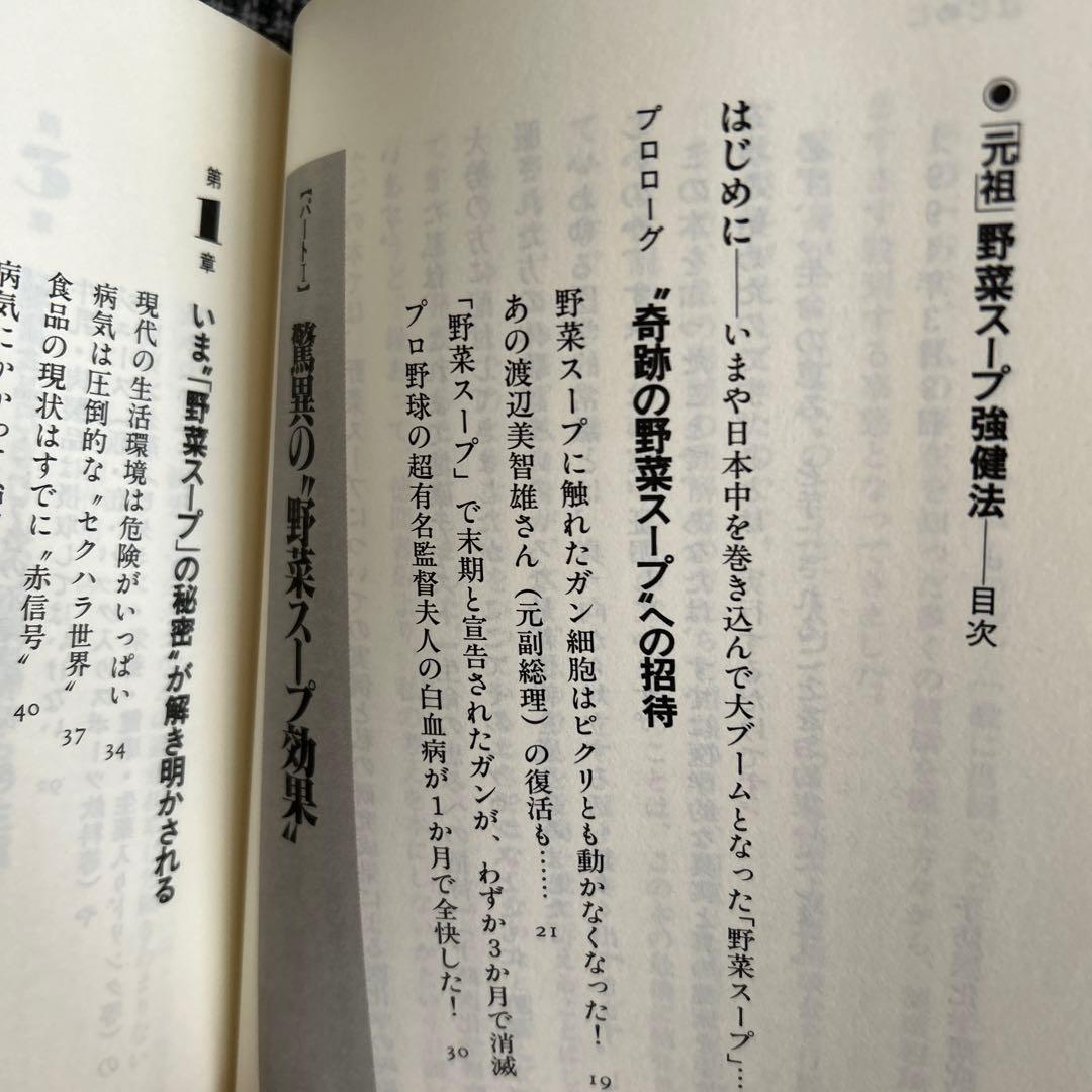 評*。様 元祖 野菜スープ強健法 立石和著