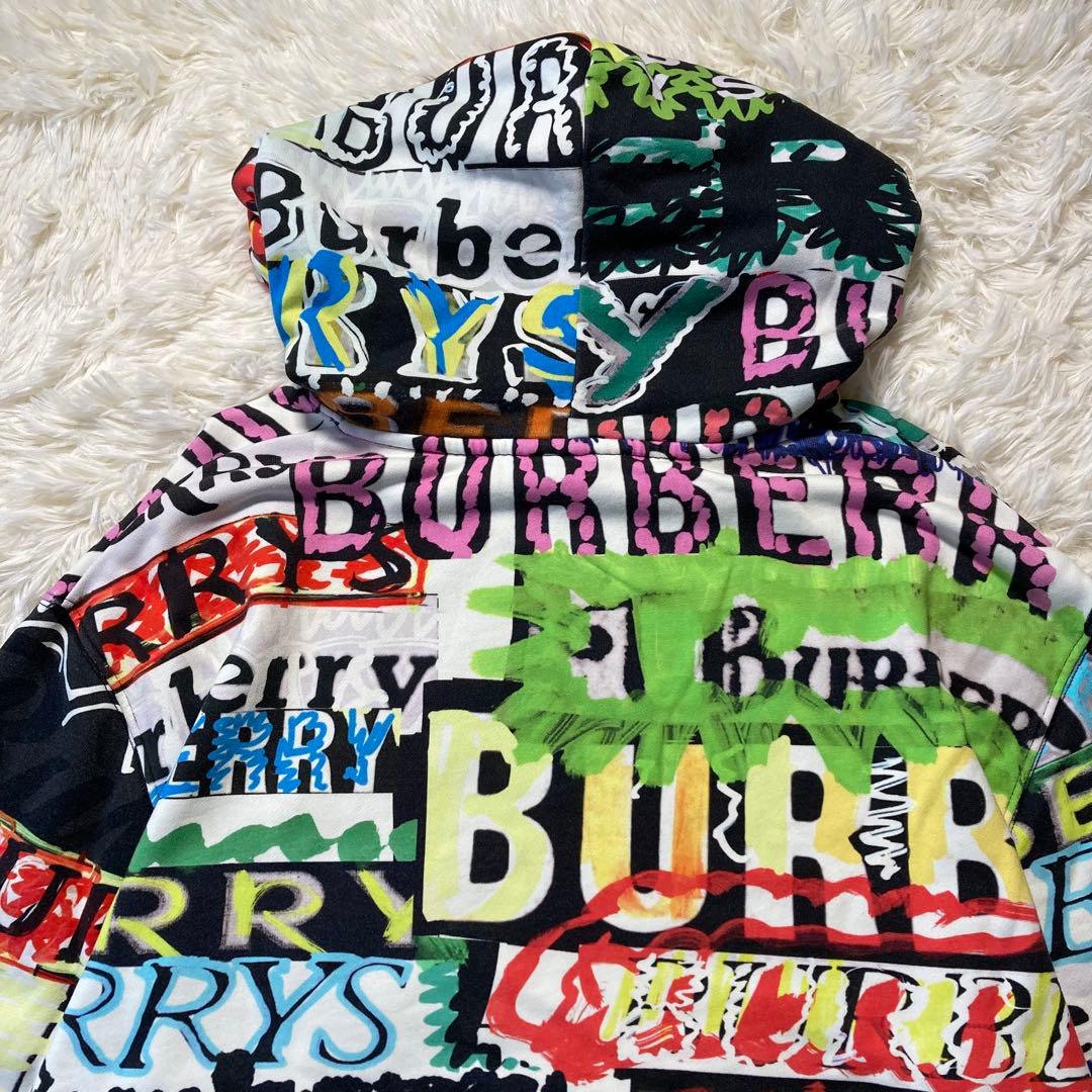 BURBERRY バーバリー グラフィック ロゴ プルオーバー パーカー