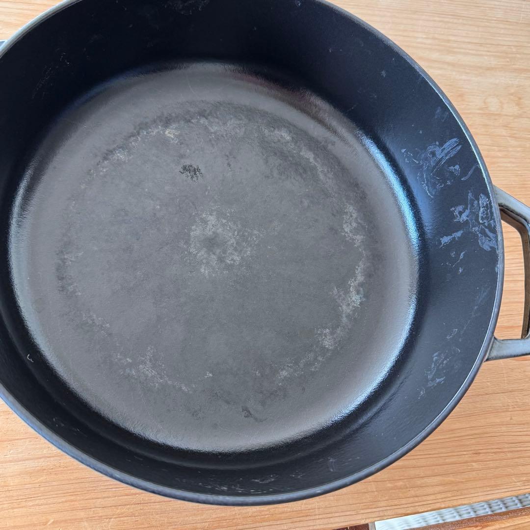 STAUB ブレイザー26センチ 鋳鉄 両手鍋 グレー