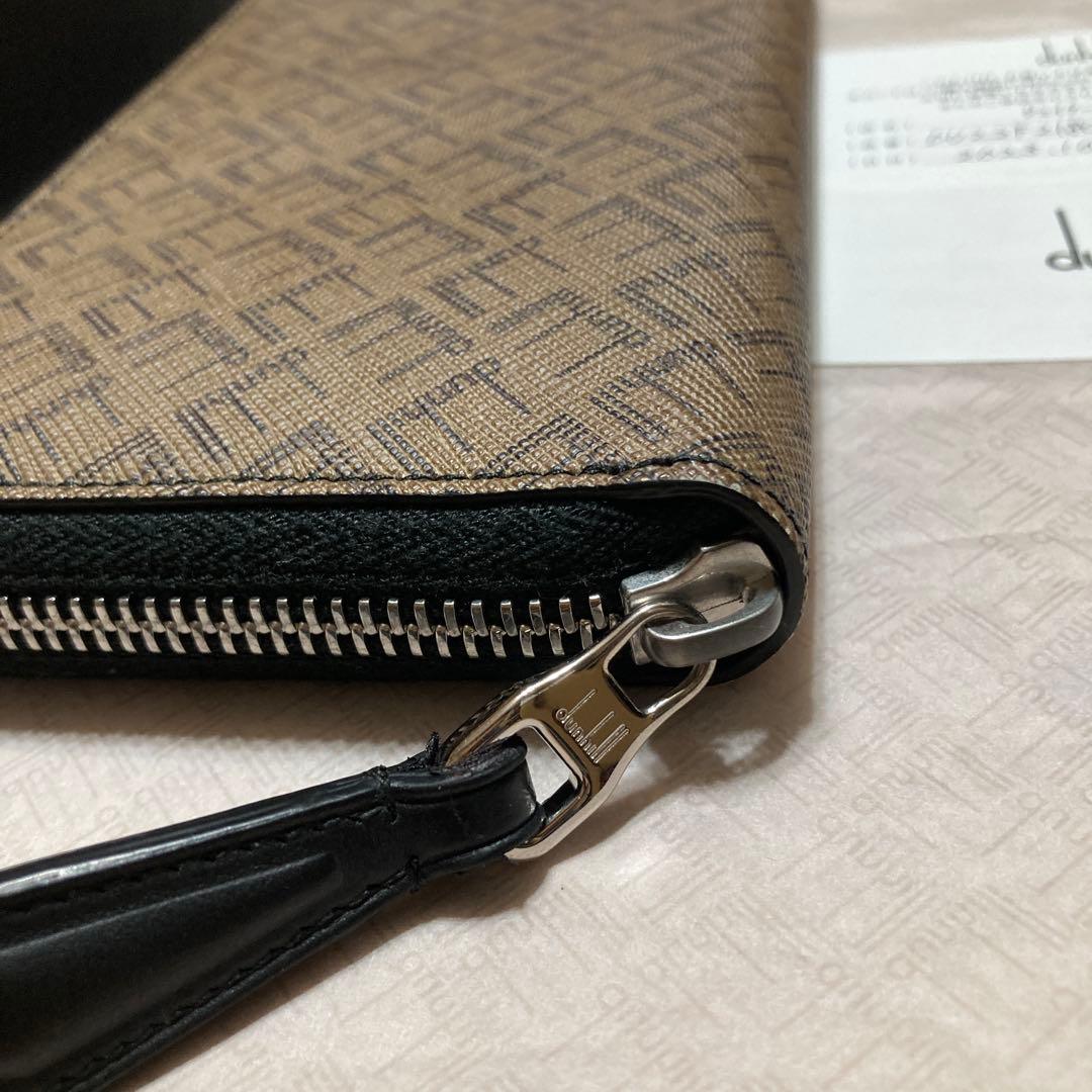 美品/DUNHILL ダンヒル ラウンドファスナー 長財布　希少カラー