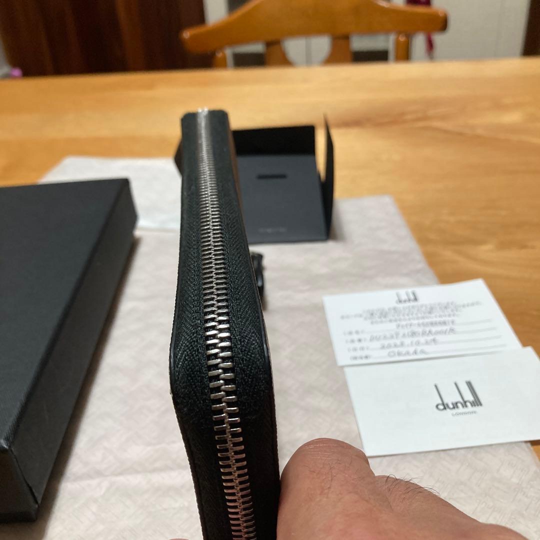 美品/DUNHILL ダンヒル ラウンドファスナー 長財布　希少カラー