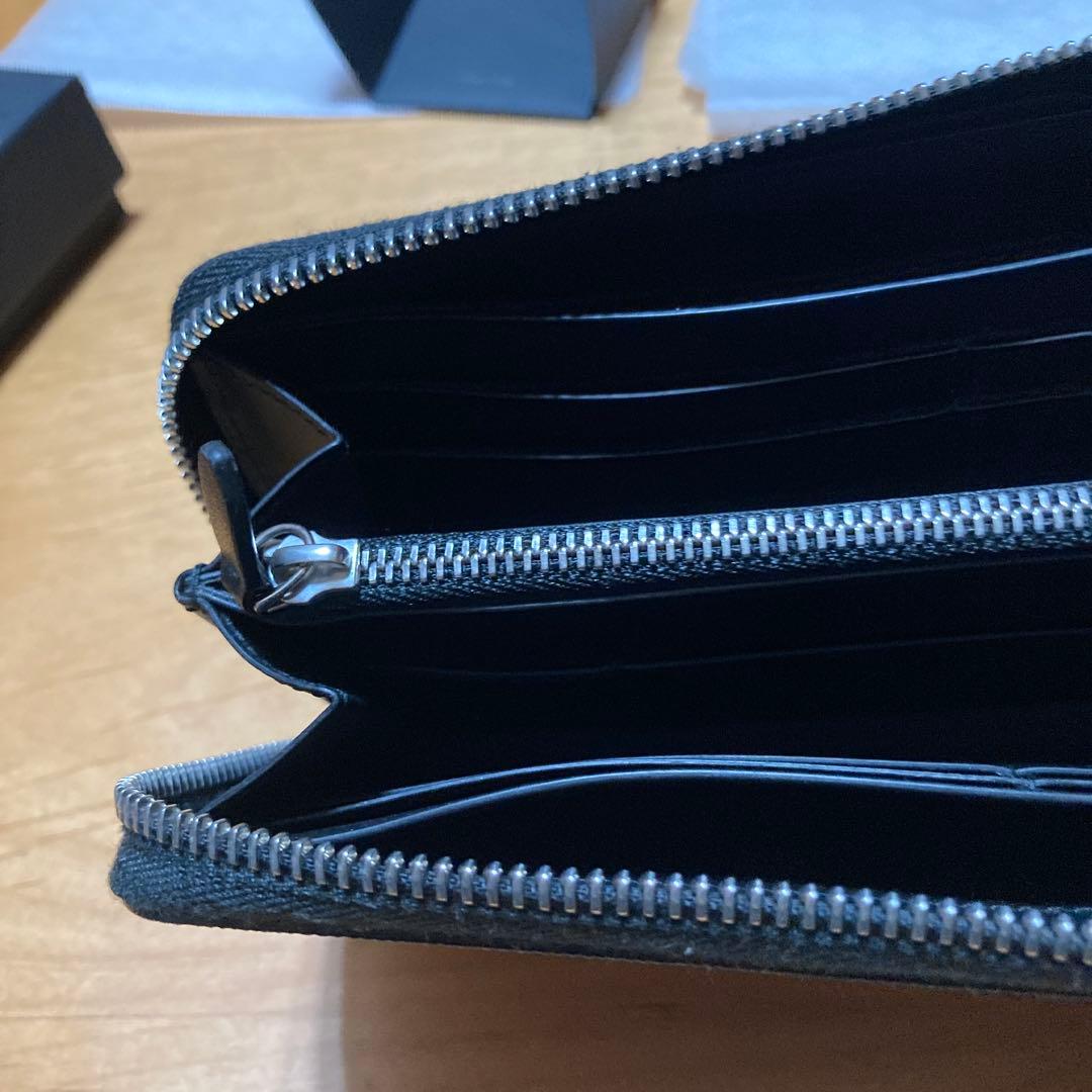 美品/DUNHILL ダンヒル ラウンドファスナー 長財布　希少カラー