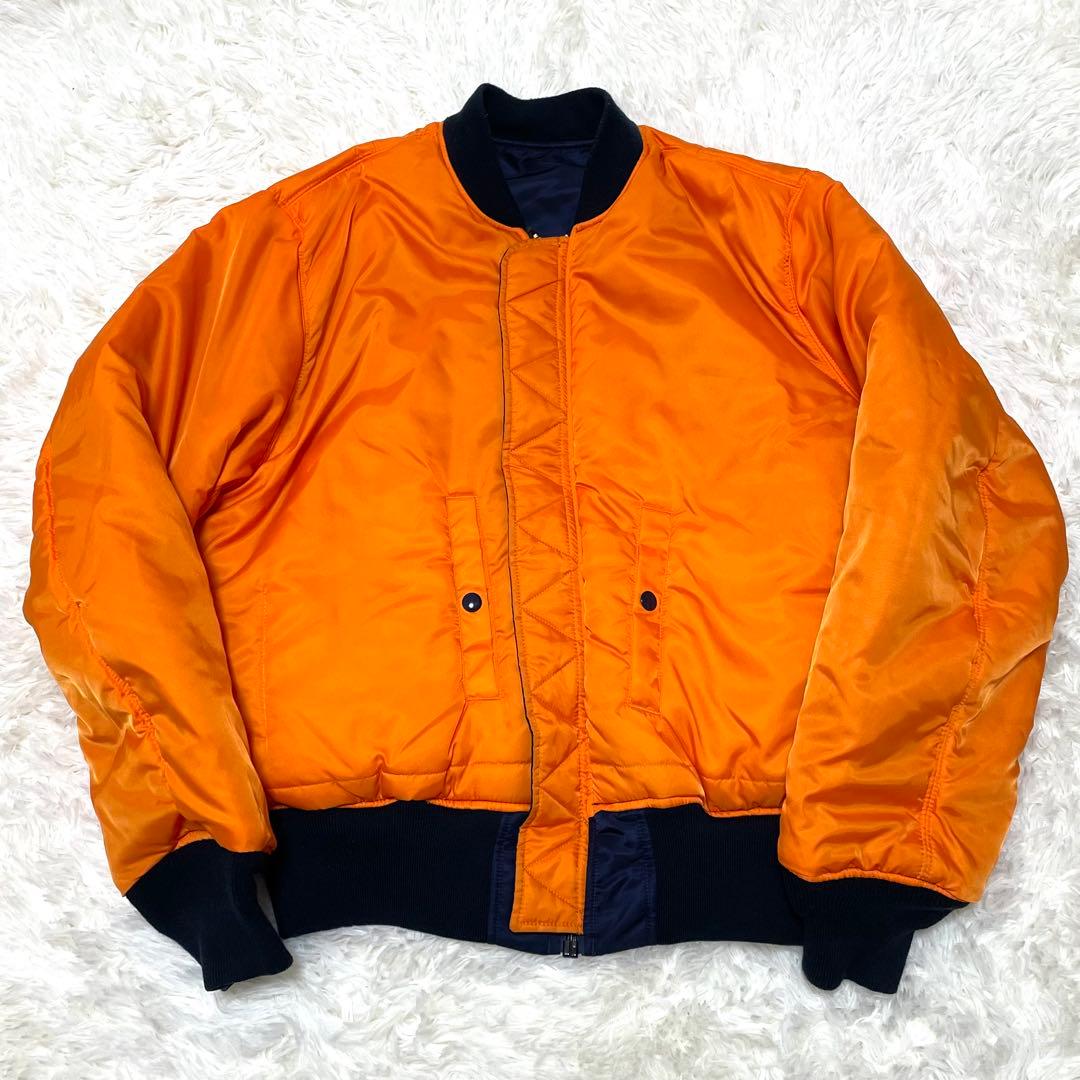 アルファ インダストリーズ MA-1 ボンバージャケット L ネイビー 中綿