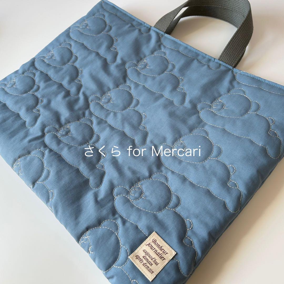 テディ様 くまさんハンドメイドレッスンバッグ＆上履き袋