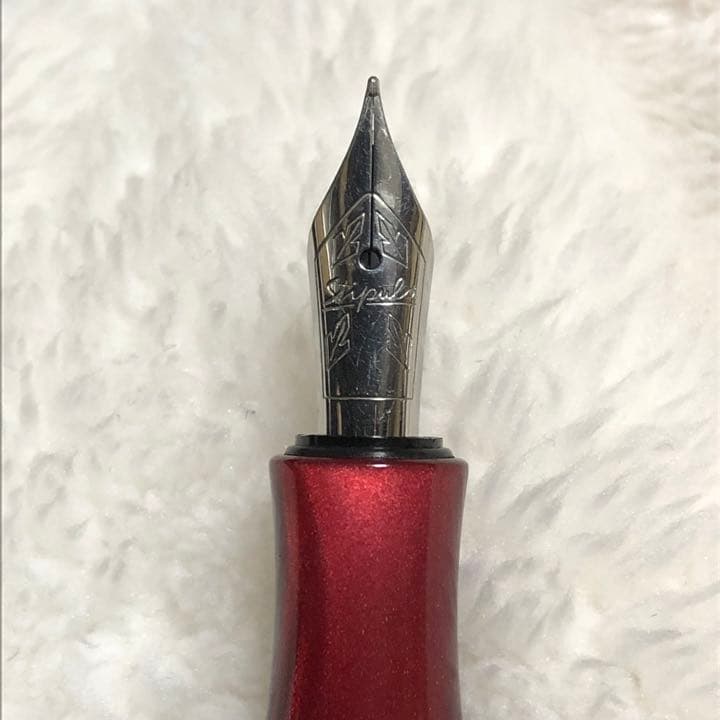 ☆スティピュラ ヴェド ルビーノ 万年筆 旧型 吸入式 ニブF ヴィンテージ☆