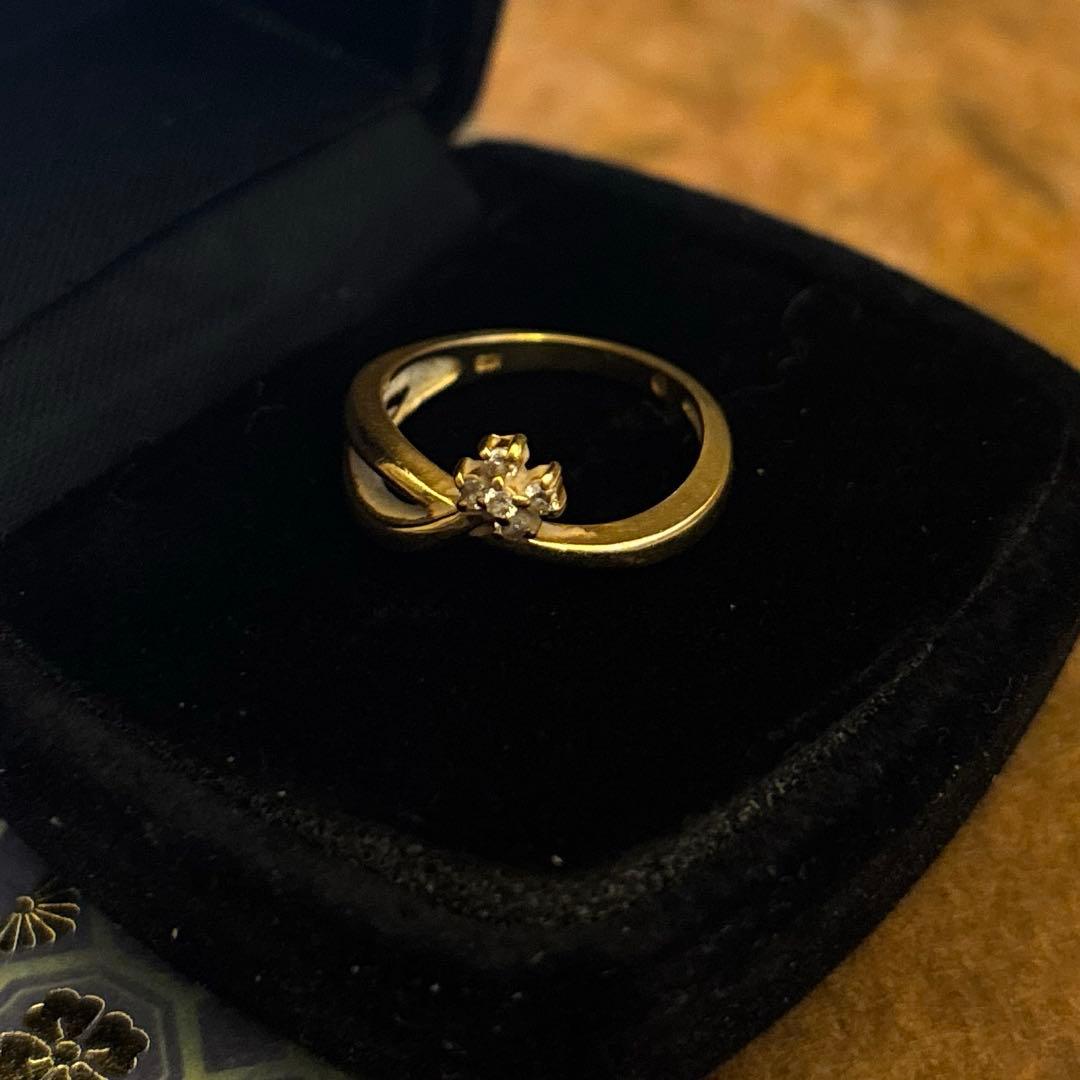 K18 ダイヤモンドリング