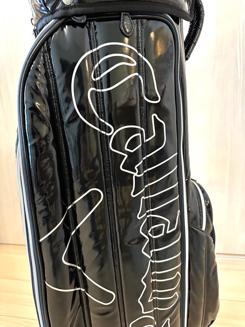 中古美品｜キャロウェイ｜エナメルキャディバック8型レディース／シューズポケット有