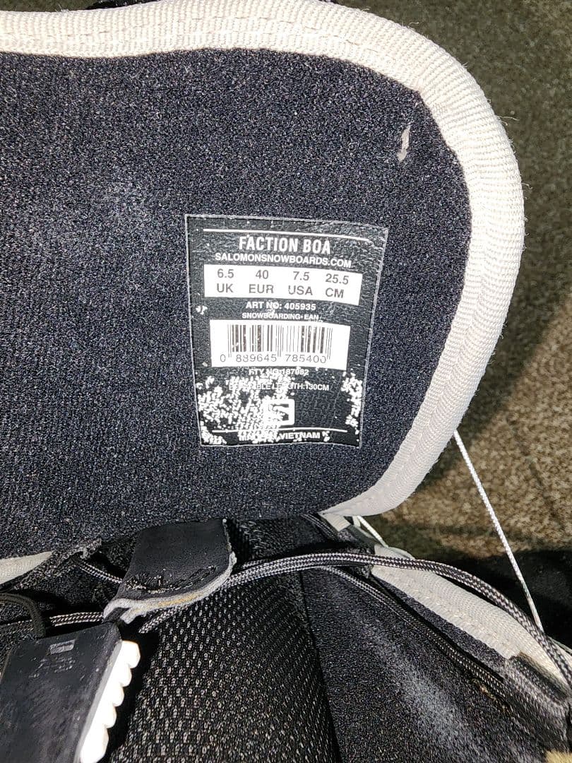 サロモン スノーボードブーツ 25.5cm