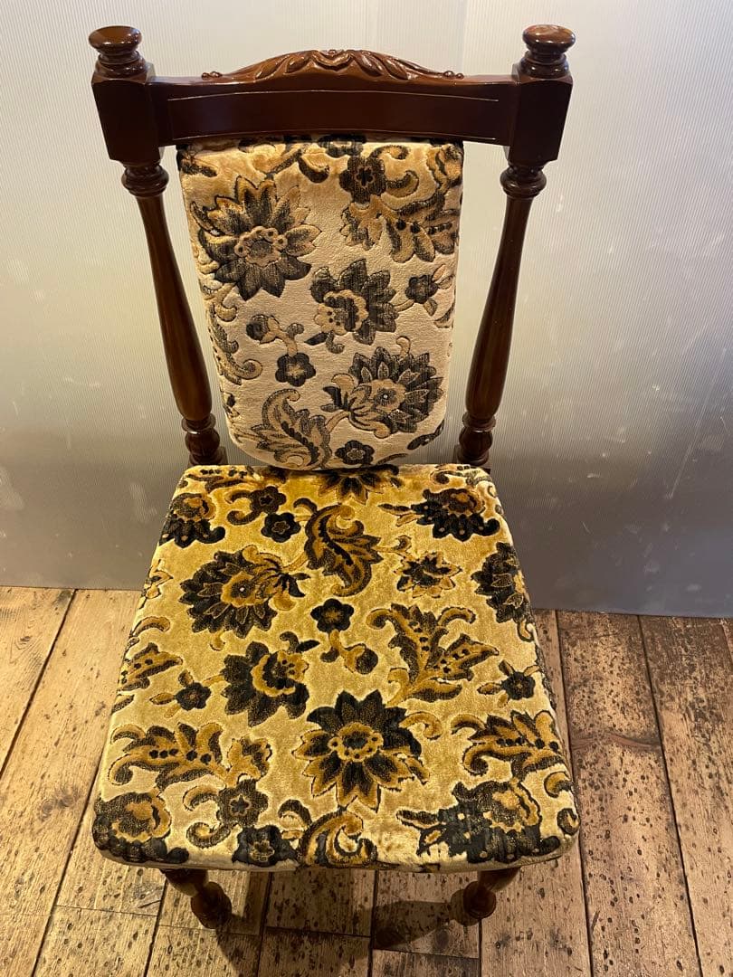 徳田家具 ロマネスク　デスクチェア　昭和レトロ　家具　イス　椅子　インテリア