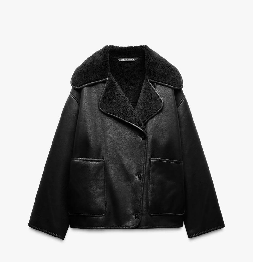 ZARA ダブルフェイスジャケット