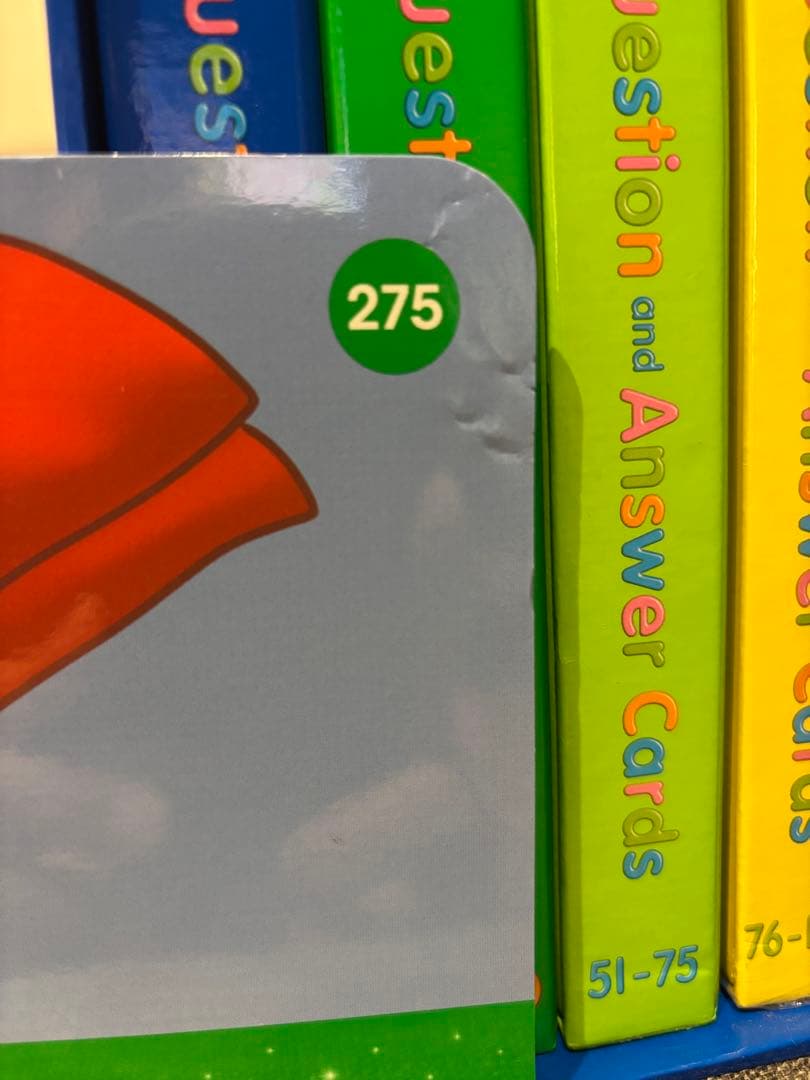 プレイメイトエアー　トークアロングカード　クエスチョンアンドアンサーカード