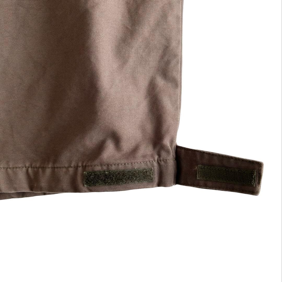 【希少】90s ランズエンド 短丈 中綿 コットンダック ドリズラージャケット