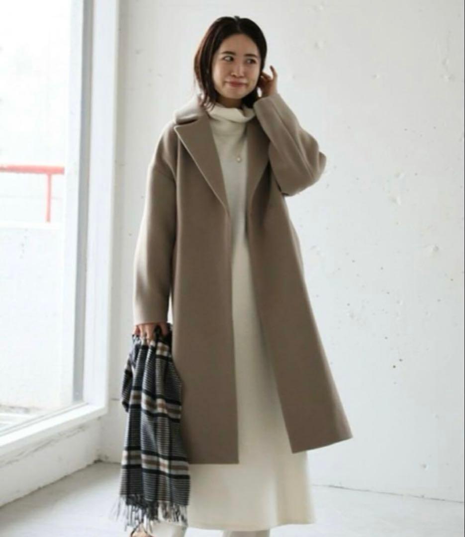 IENA イエナ MANTECOオーバーチェスターコート M ベージュ