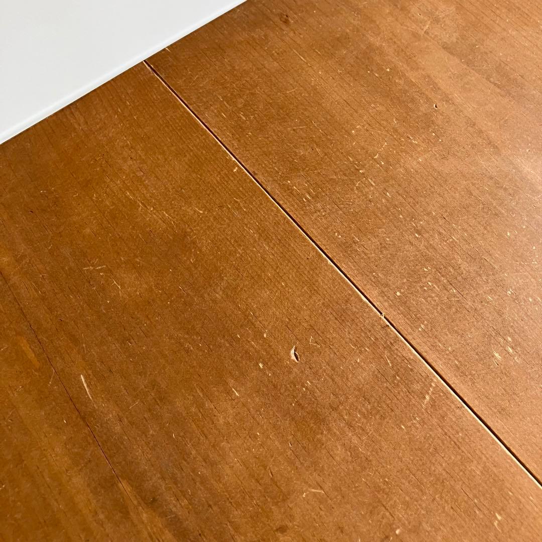 無垢材ダイニングテーブル　アイアン脚◎