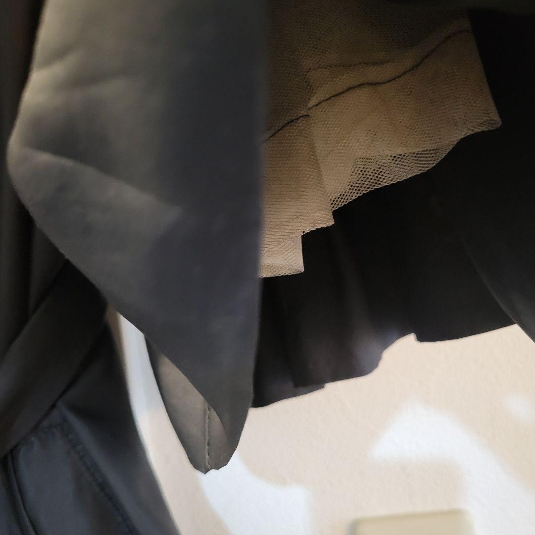 アントニオベラルディの黒クチュールトレンチコート