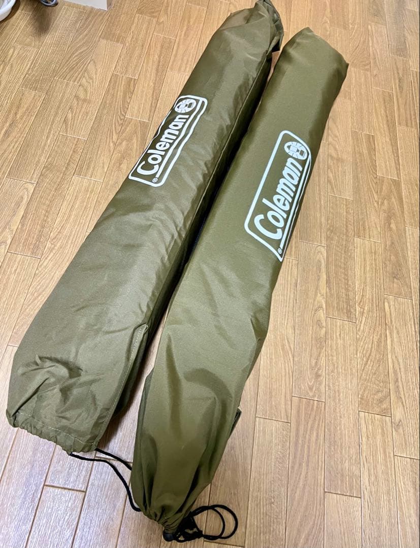 【美品】2脚セット Coleman チェア ソファチェア オリーブ