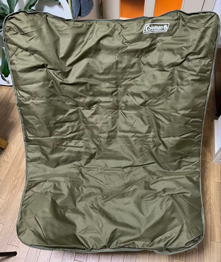 【美品】2脚セット Coleman チェア ソファチェア オリーブ
