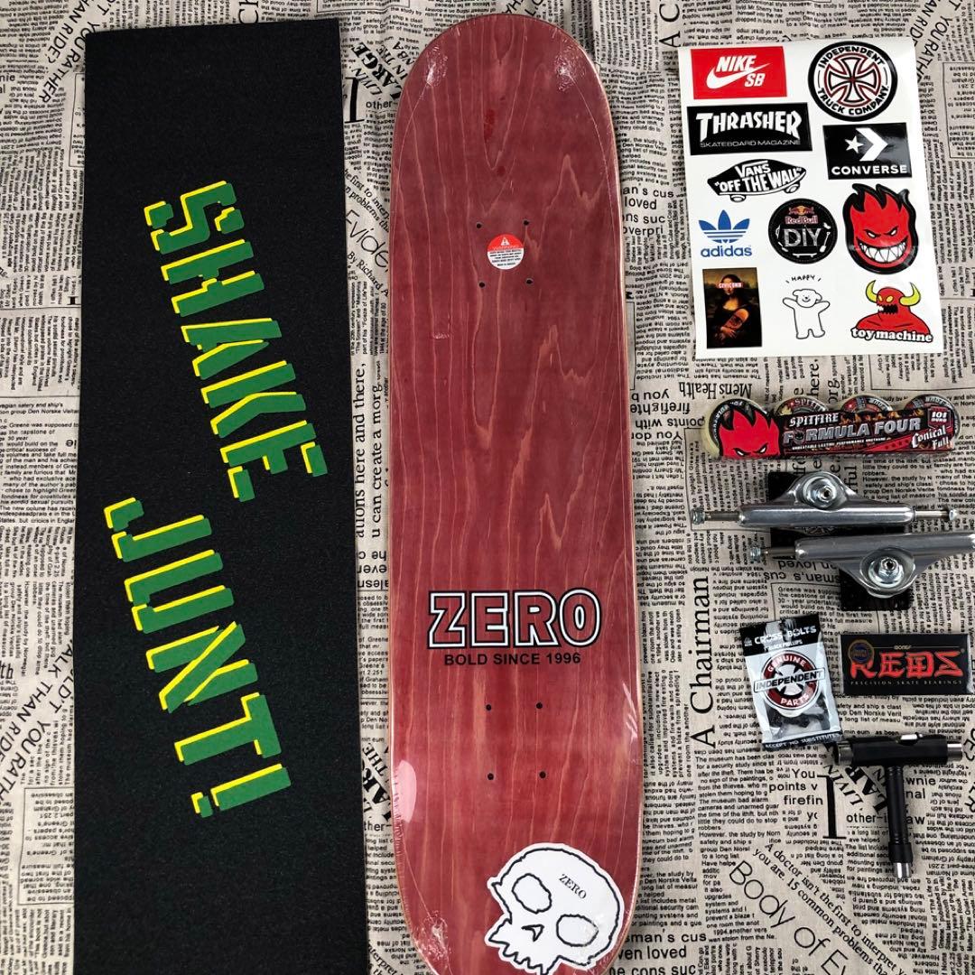 【ZERO】 スケボー デッキデッキ セット 8.0