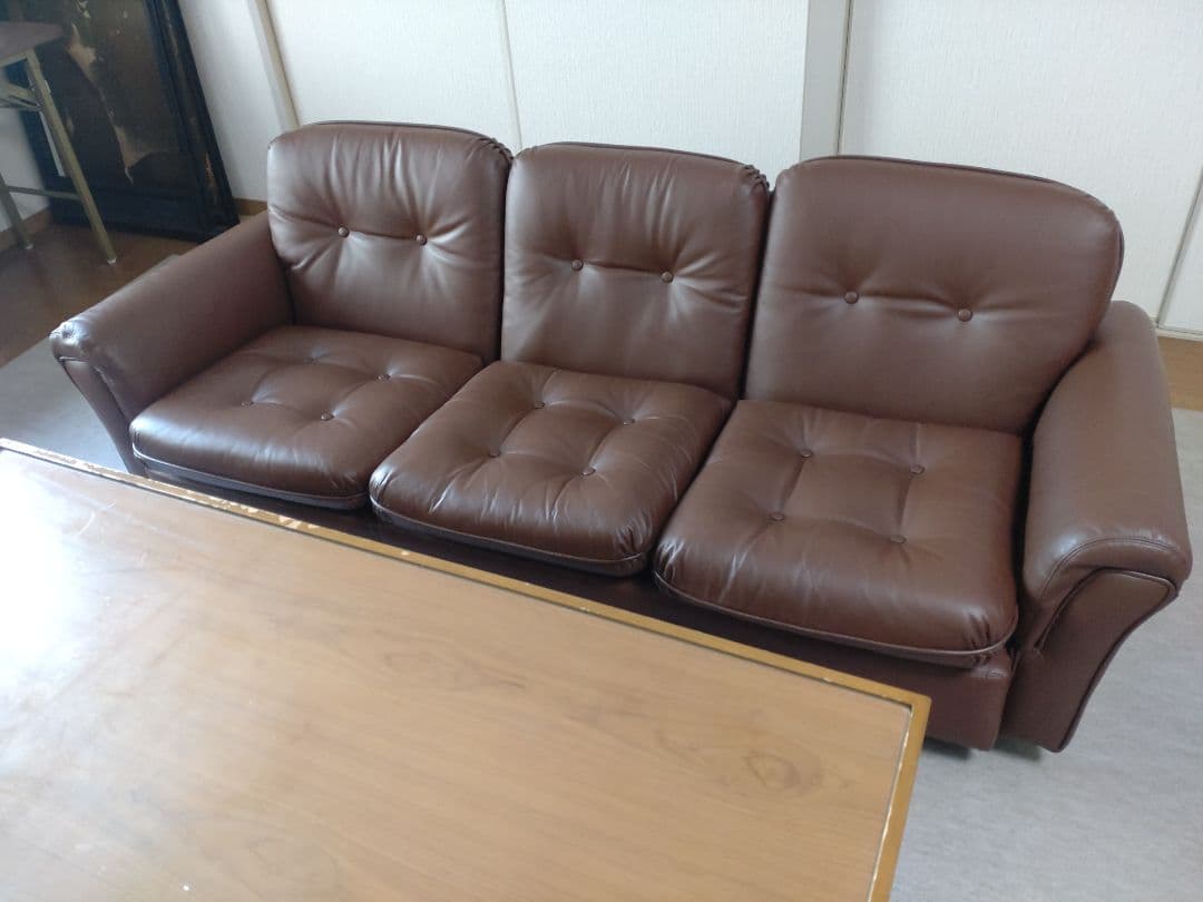 ヤマト　ソファ（3人掛け）　本革