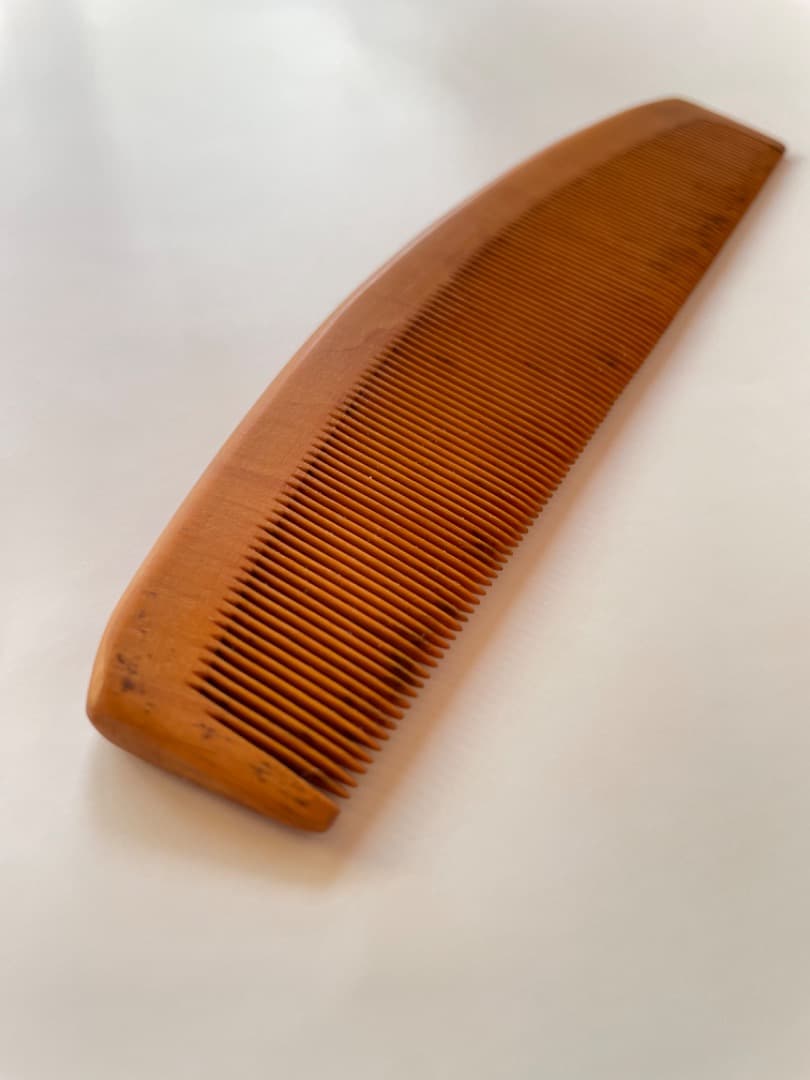 つげ櫛 　広島政夫　廣島　さつまつげ