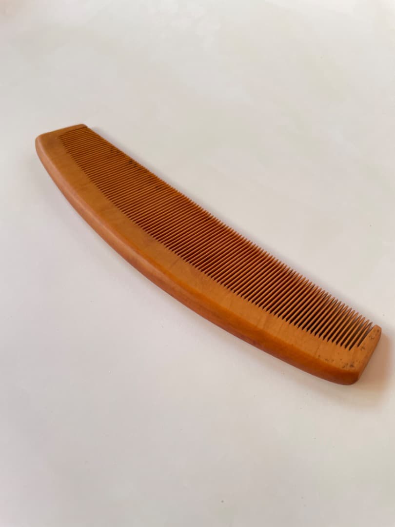 つげ櫛 　広島政夫　廣島　さつまつげ