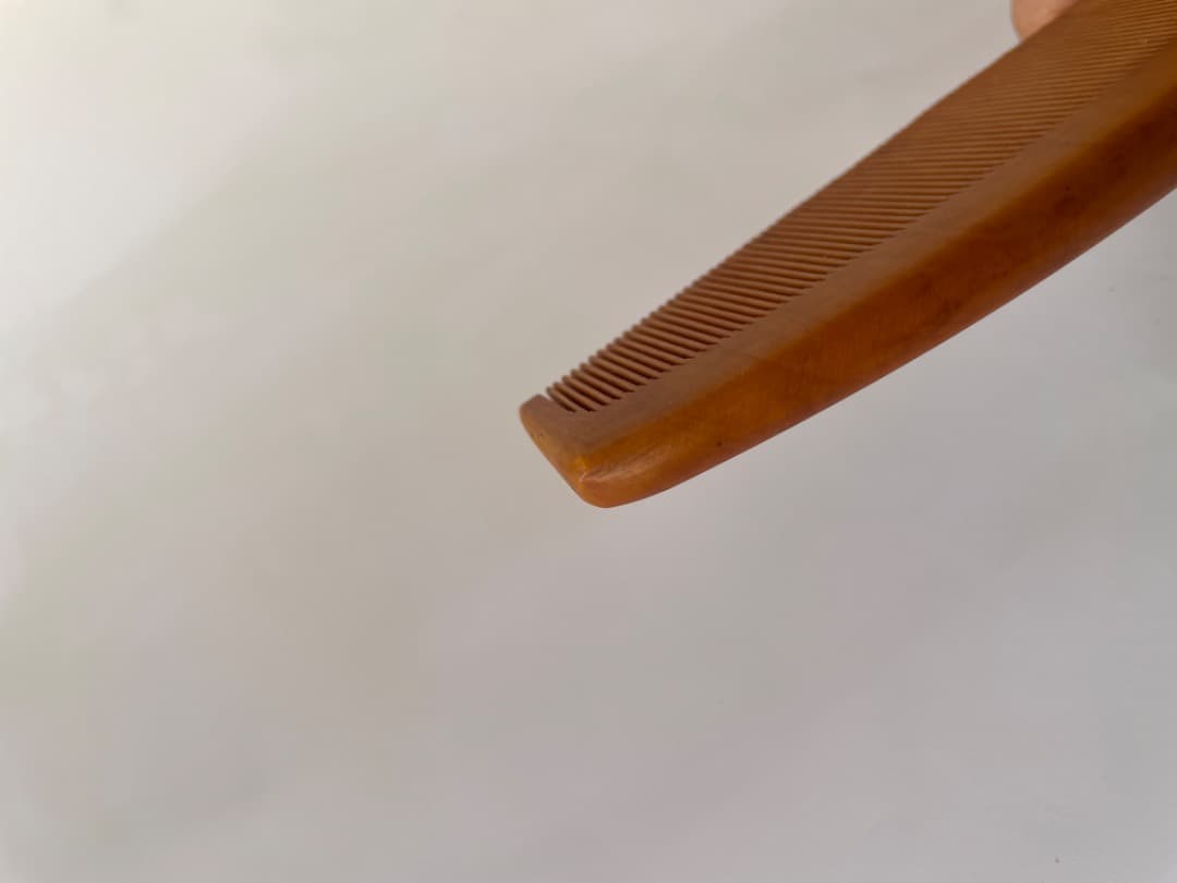 つげ櫛 　広島政夫　廣島　さつまつげ