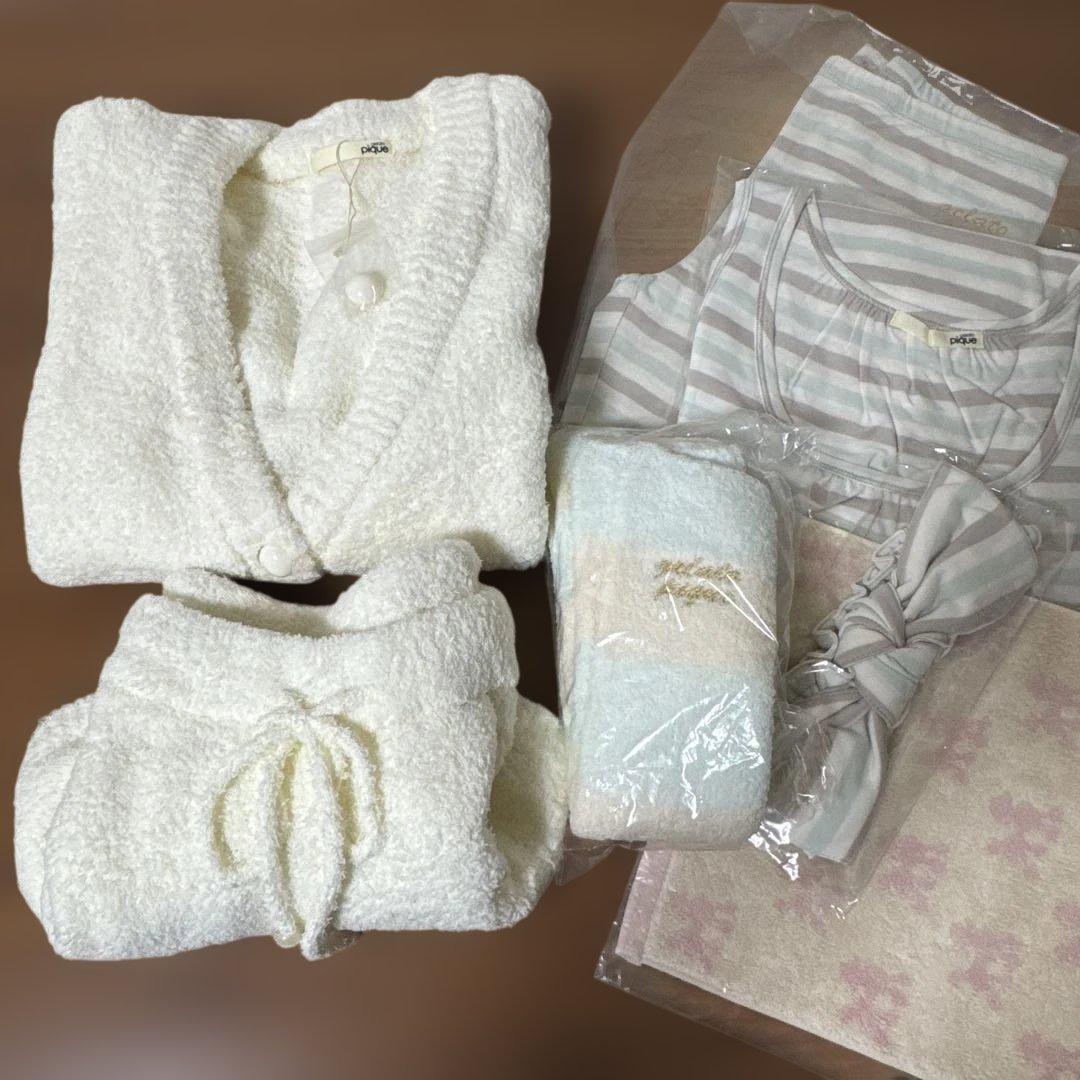 gelato pique ルームウェアセット ホワイト