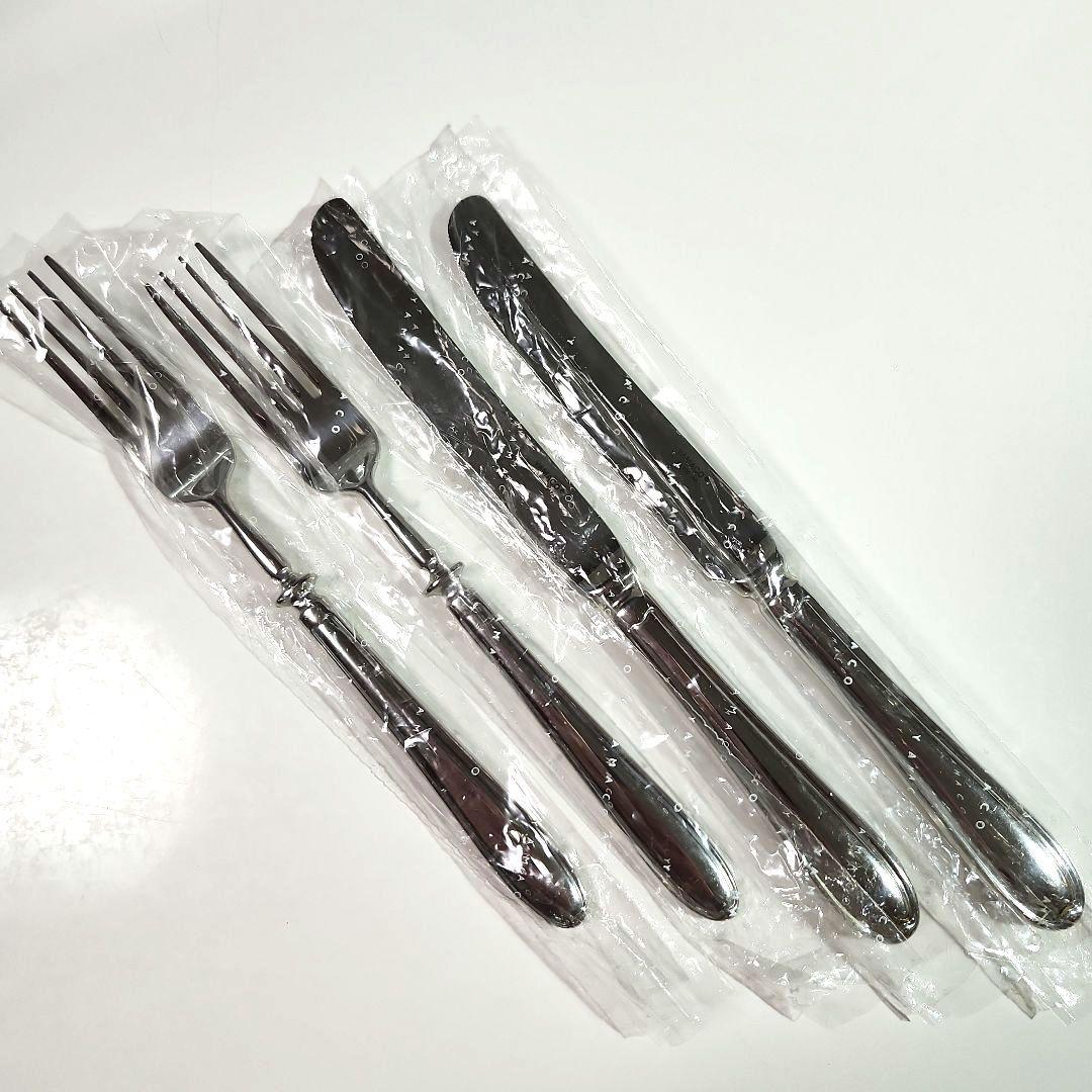 新品未使用 YAMACO ステンレス ナイフ&フォーク 6セット