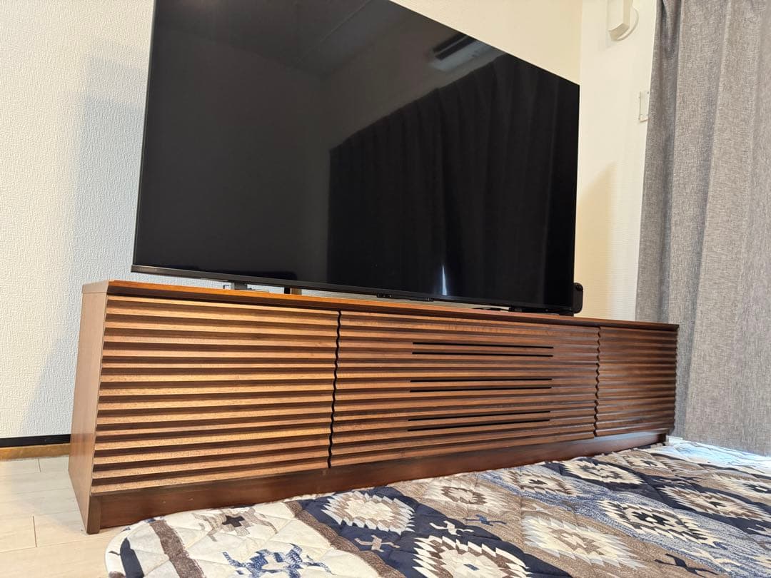 美品 岡家具工業 大川 ウォールナット材テレビボード180サイズ IDC大塚購入