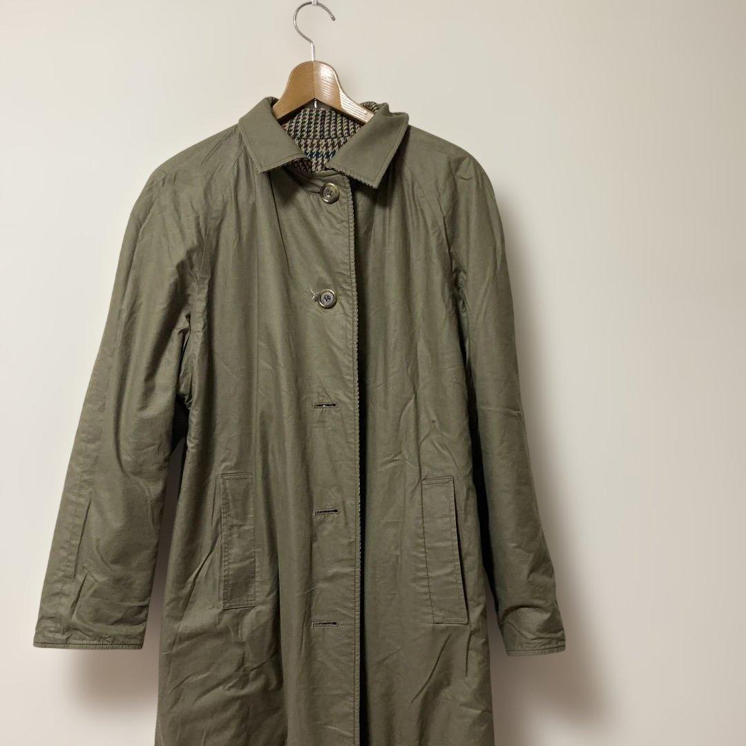 ヴィンテージAqoursキュータムリバーシブルロングコートマフラー付き