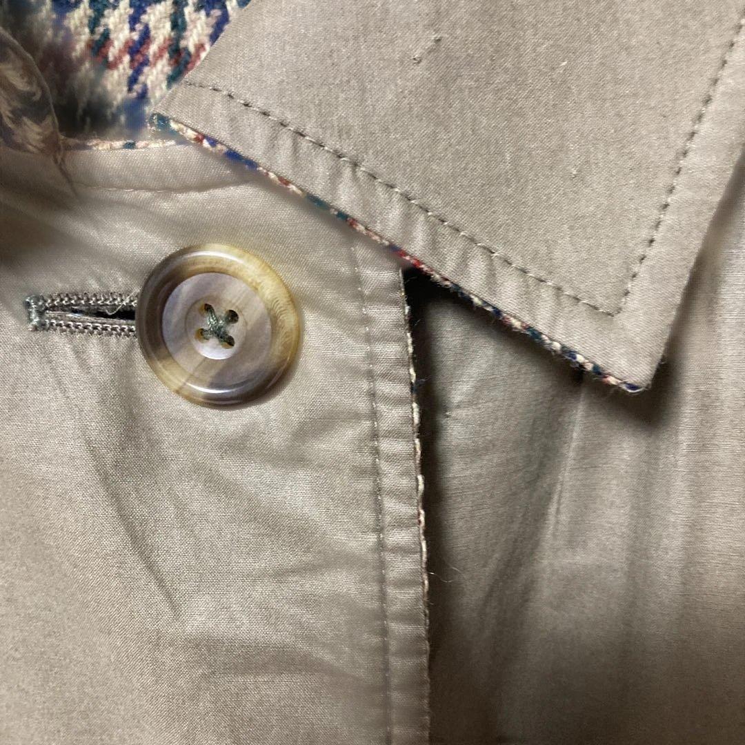 ヴィンテージAqoursキュータムリバーシブルロングコートマフラー付き