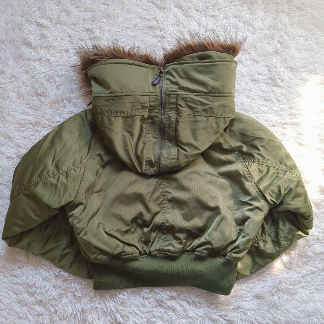 美品 Y2K military N2-B flight jacket KHAKI