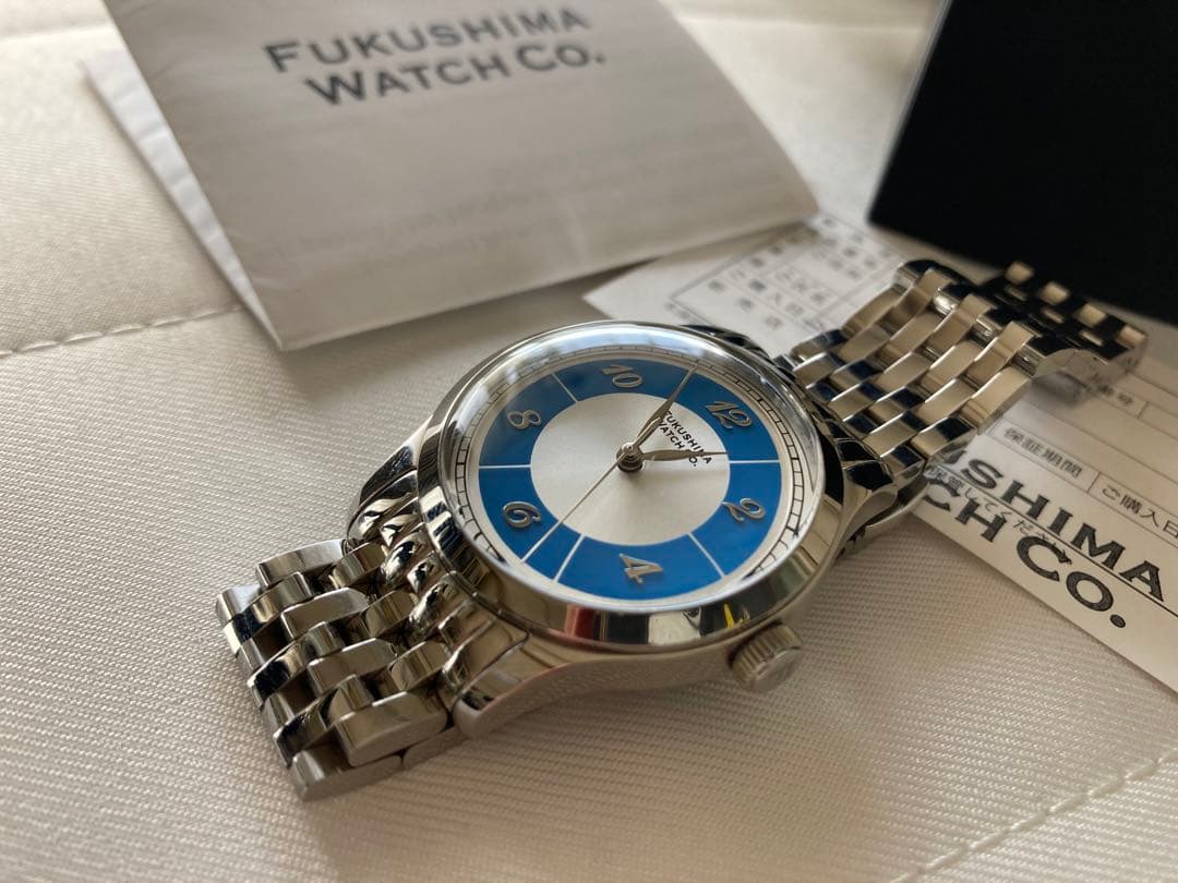 フクシマ・ウォッチ FUKUSHIMA WATCH Co.Marine Blue