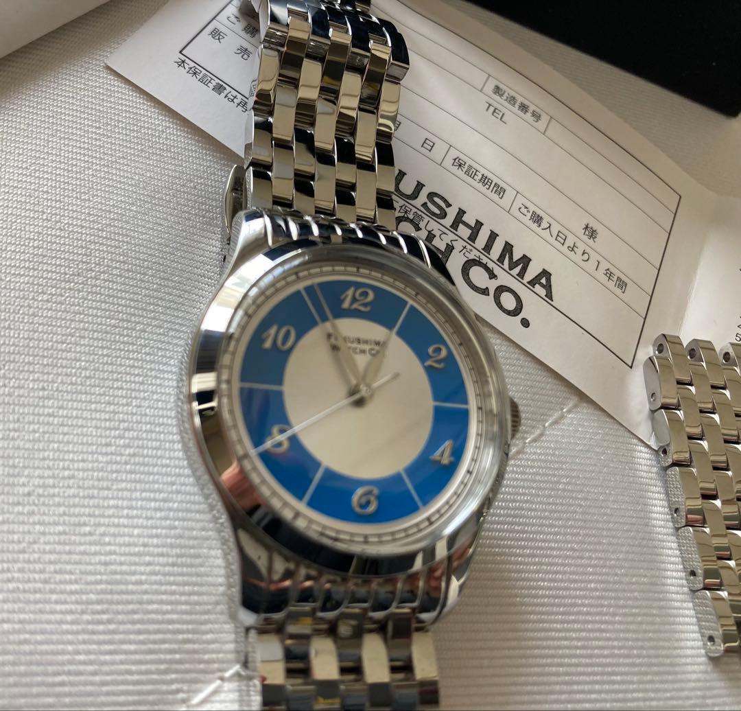 フクシマ・ウォッチ FUKUSHIMA WATCH Co.Marine Blue