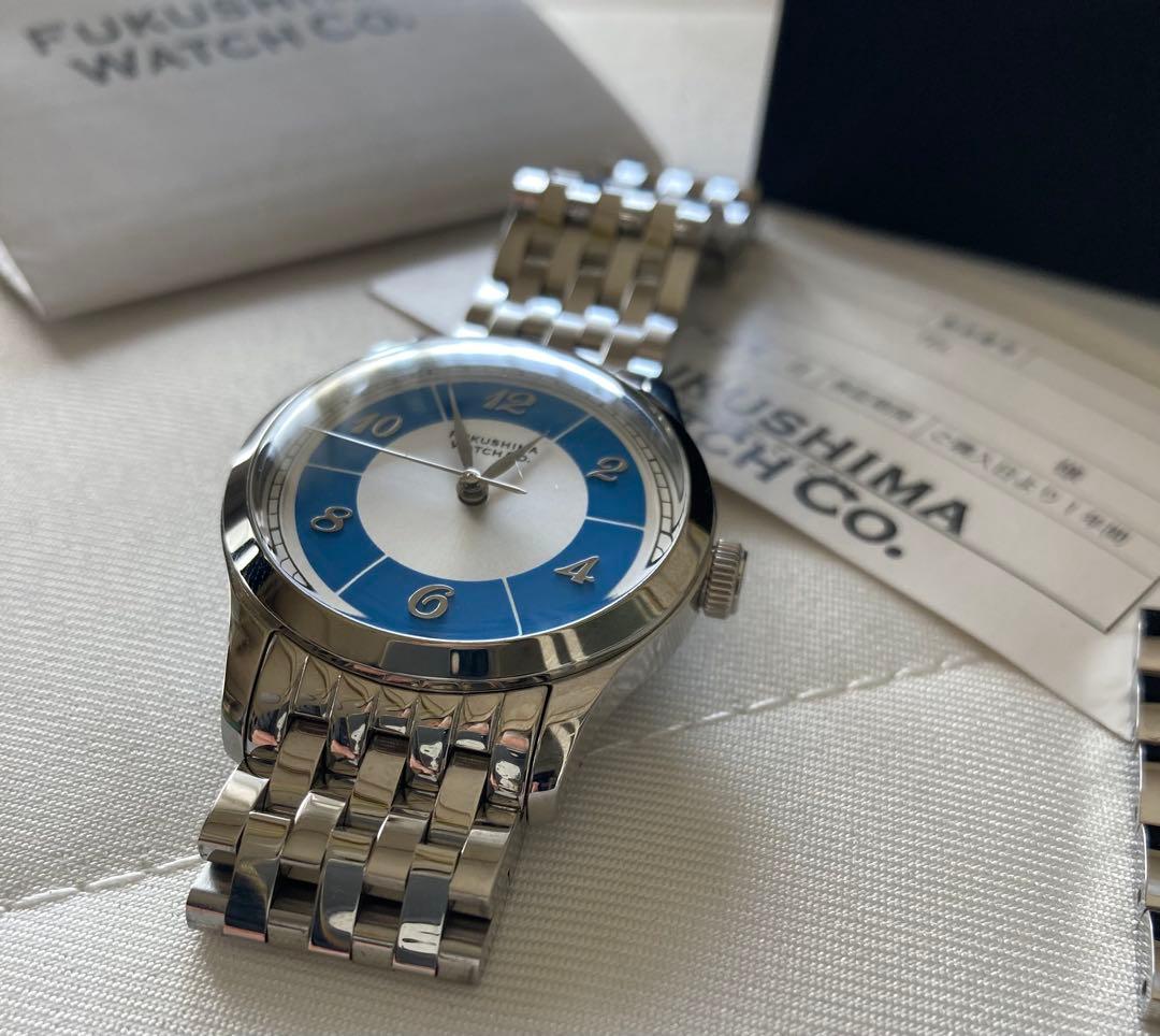 フクシマ・ウォッチ FUKUSHIMA WATCH Co.Marine Blue