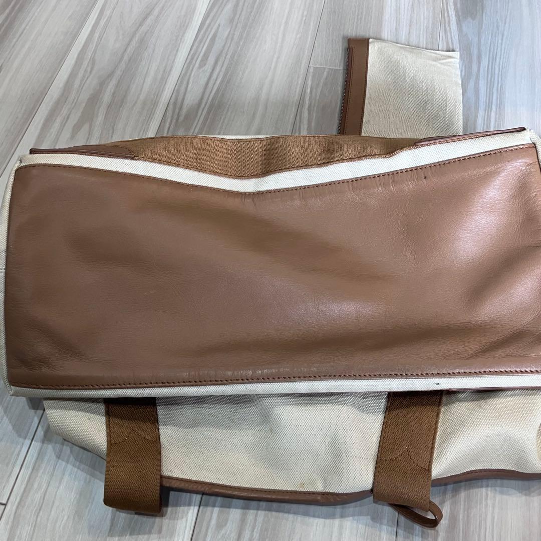 BALENCIAGA トートバッグ キャメル　ブラウン　希少サイズ　汚れ多数