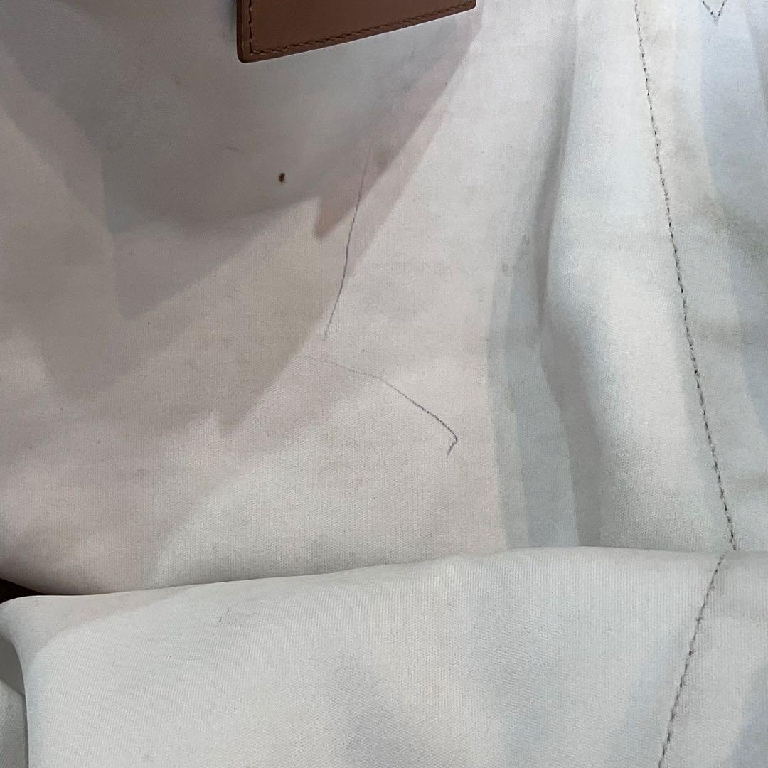 BALENCIAGA トートバッグ キャメル　ブラウン　希少サイズ　汚れ多数