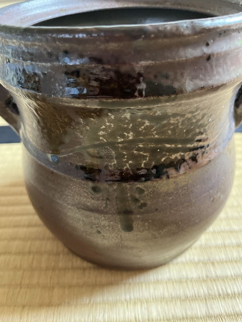 【新品未使用品】正元直作造　丹波　水指　共箱