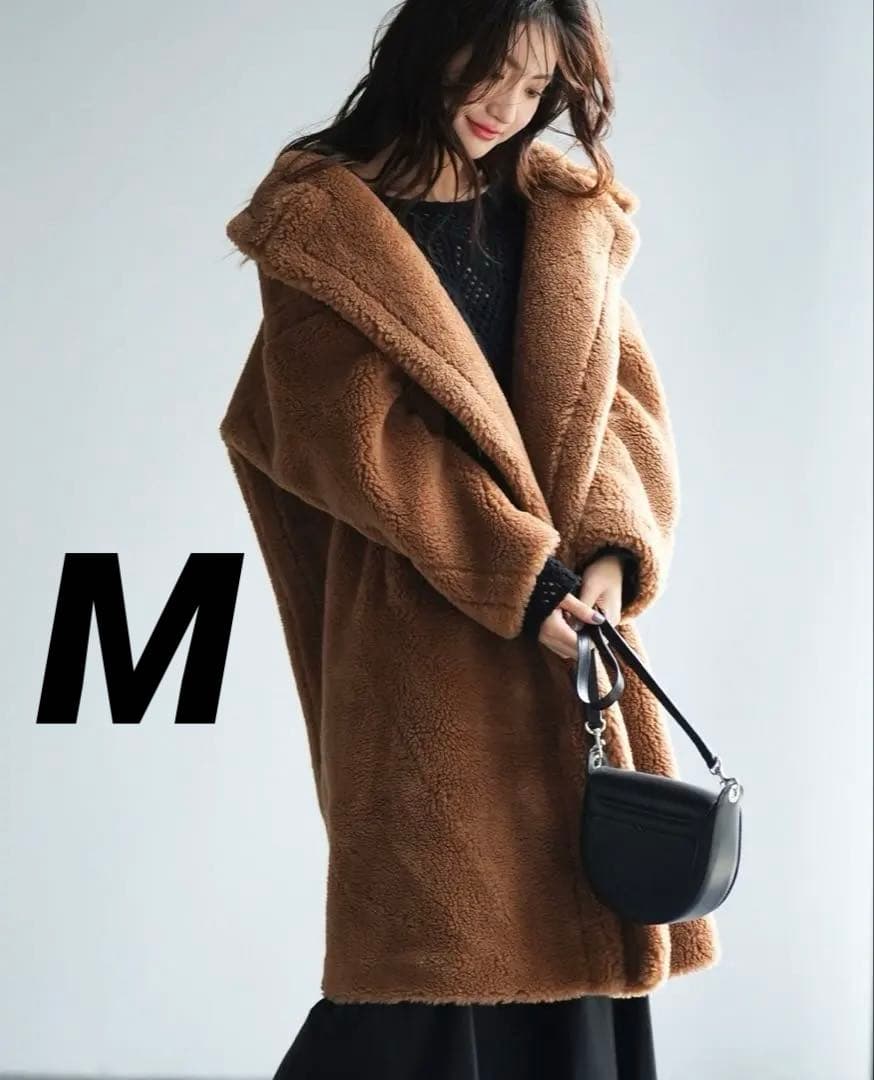 SAISON DE PAPILLON セゾンドパピヨン ボアコート テディ