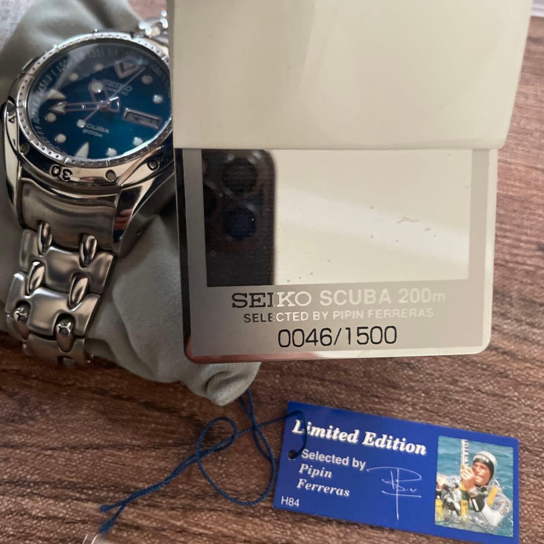 SEIKOピピンモデル　ダイバーズウォッチスキューバ200超希少1500本限定
