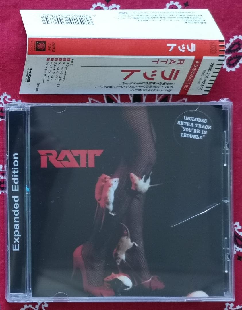 M*o様 ラット RATT デビュー盤 40周年記念盤 おまけ付き